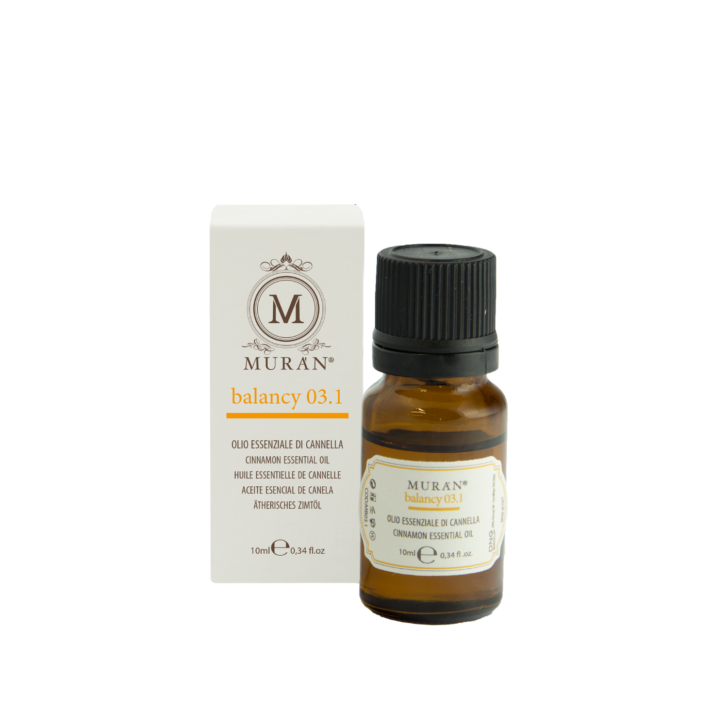 MURÀN – Óleo Essencial Balancy 03.1 Canela p/ Cabelo Fino e Oleoso 10ml